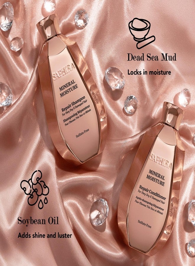 سافيرا مجموعة شامبو وبلسم لإصلاح البشرة بالترطيب المعدني (250 مل 8.5 أونصة) - Image 4